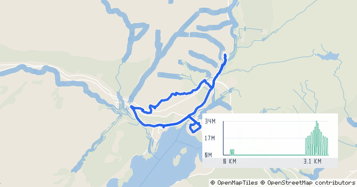 Route map preview