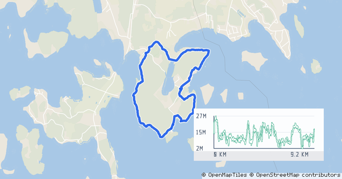 Route map preview