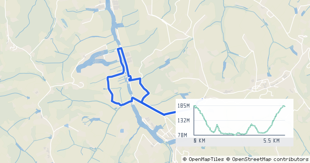Route map preview