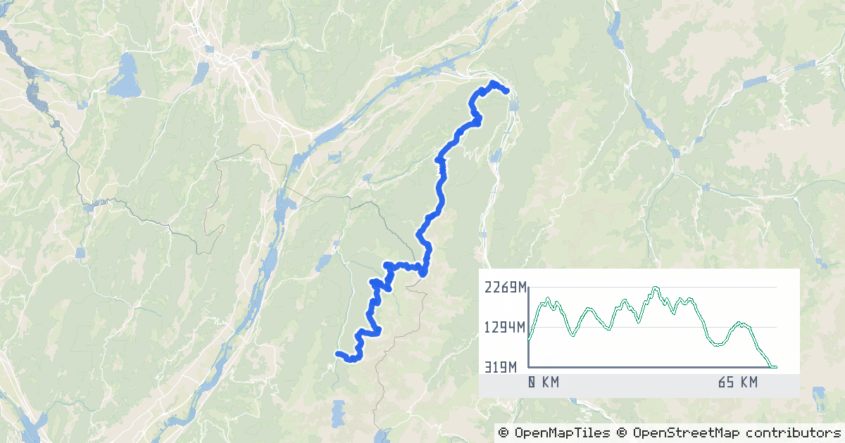 Route map preview