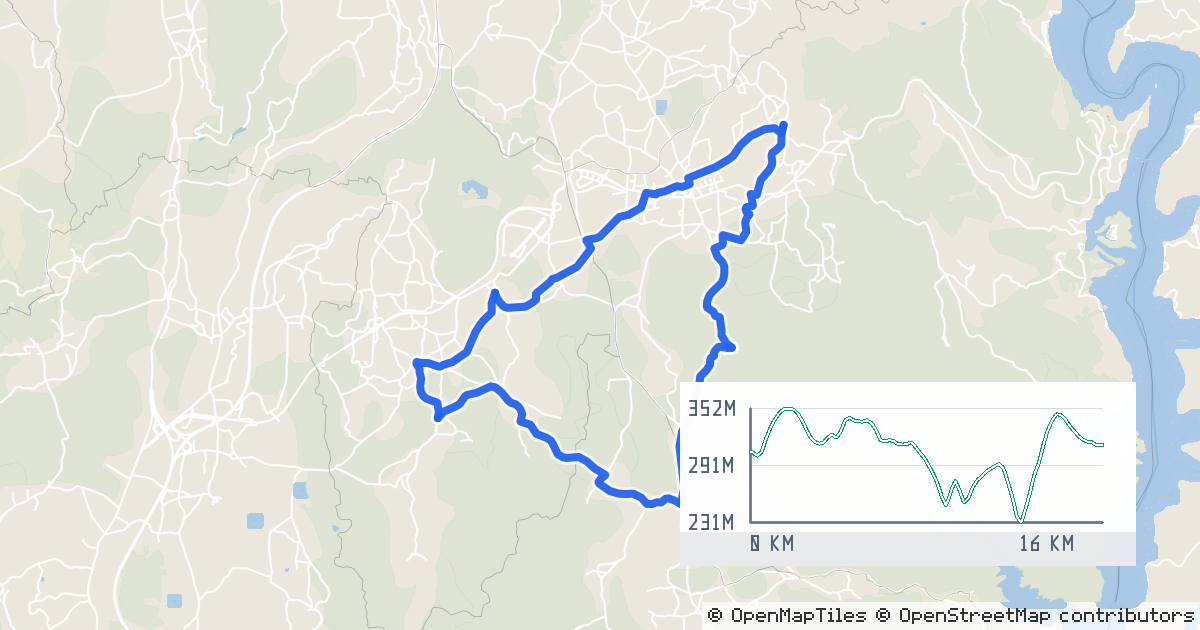 Route map preview