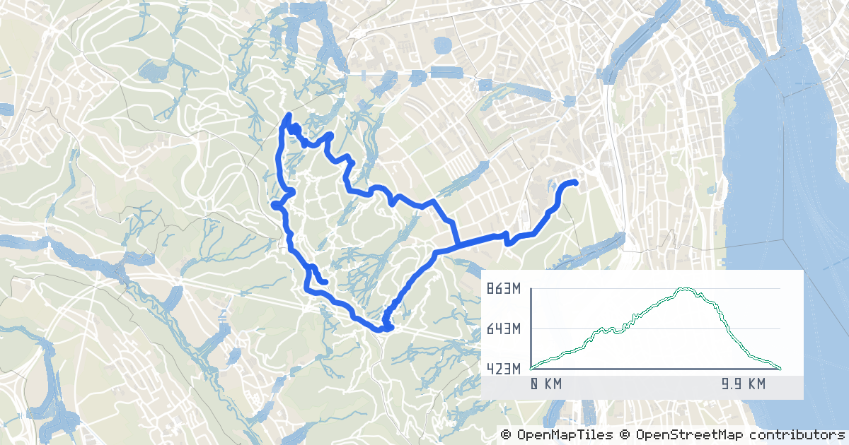 Route map preview