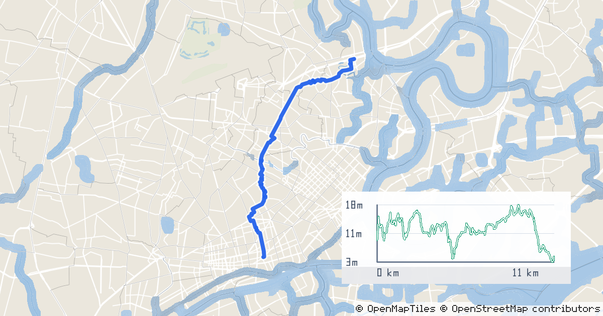 Route map preview