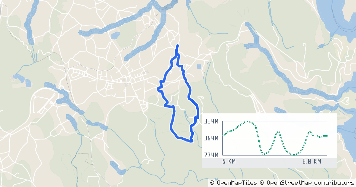 Route map preview
